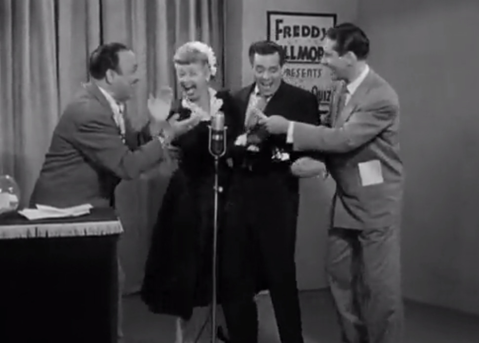 I Love Lucy S01 E32 Lucy Gets Ricky On The Radio Wtf Lucy