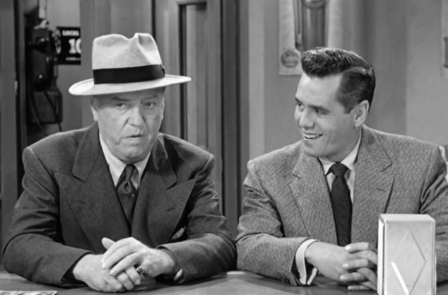 I Love Lucy S02 E08 Ricky and Fred in drugstore